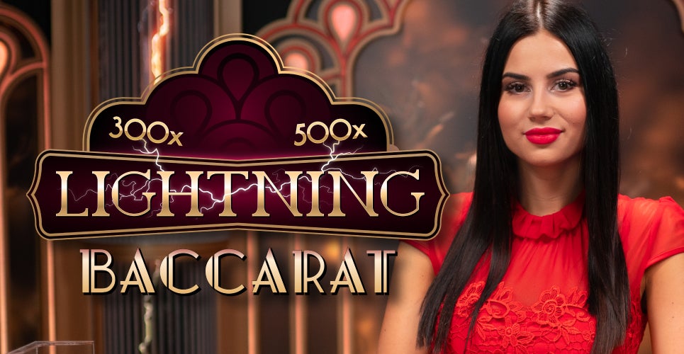 Lightning Baccarat by Evolution, showcased at verdecasinoit.eu – game logo