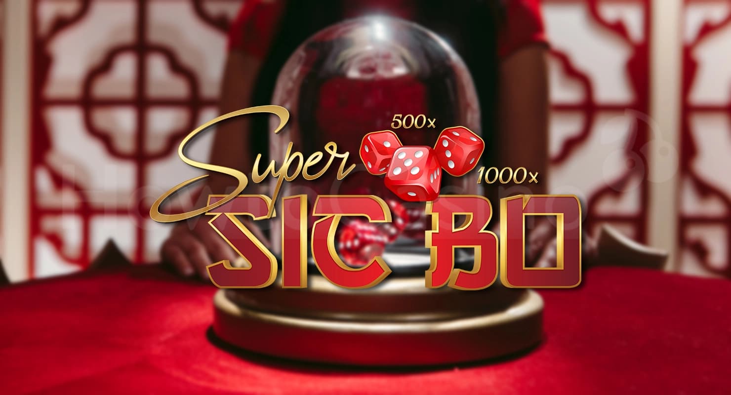 Super Sic Bo slot visual from Evolution available on verdecasinoit.eu